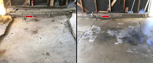 Concrete Garage Floor Repair and Leveling Services